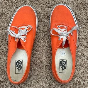 Orange Colorway Vans